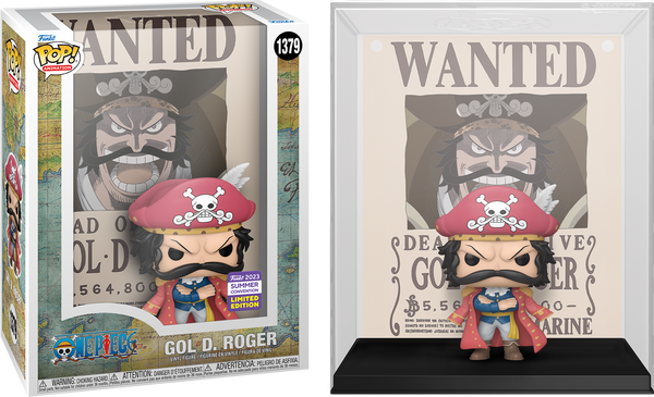 Gol D. Roger One Piece Wanted Poster Pin 