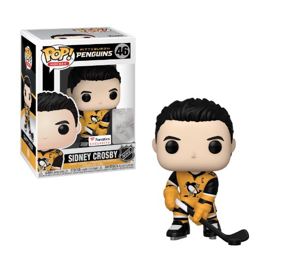 Funko Pop! Pittsburgh Penguins Sidney Crosby (Yellow Jersey) Exclusive #46