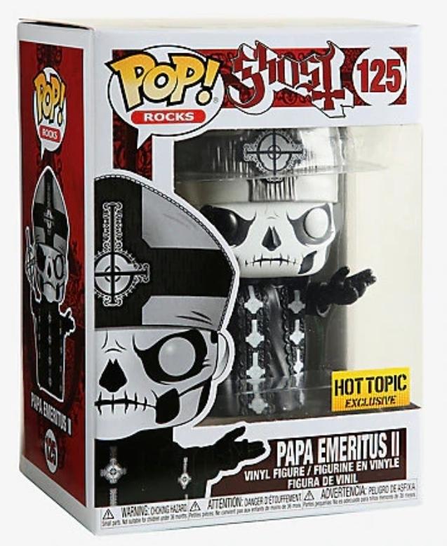 Funko Pop! Rocks Ghost Papa Emeritus II Exclusive #125