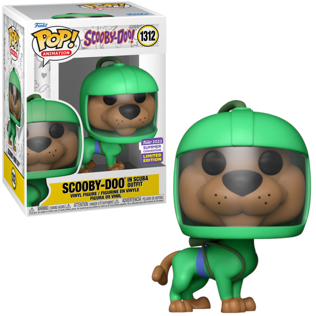 Funko Pop! Scooby-Doo! Scooby-Doo in Scuba Outfit Summer Convention Exclusive #1312