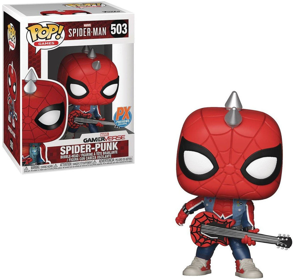 Funko Pop! Spider Man Gamerverse Spider Punk Exclusive #503