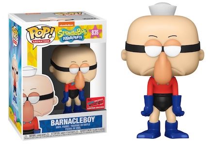 Funko Pop! Spongebob Squarepants Barnacleboy (NYCC Official Sticker) Exclusive #835