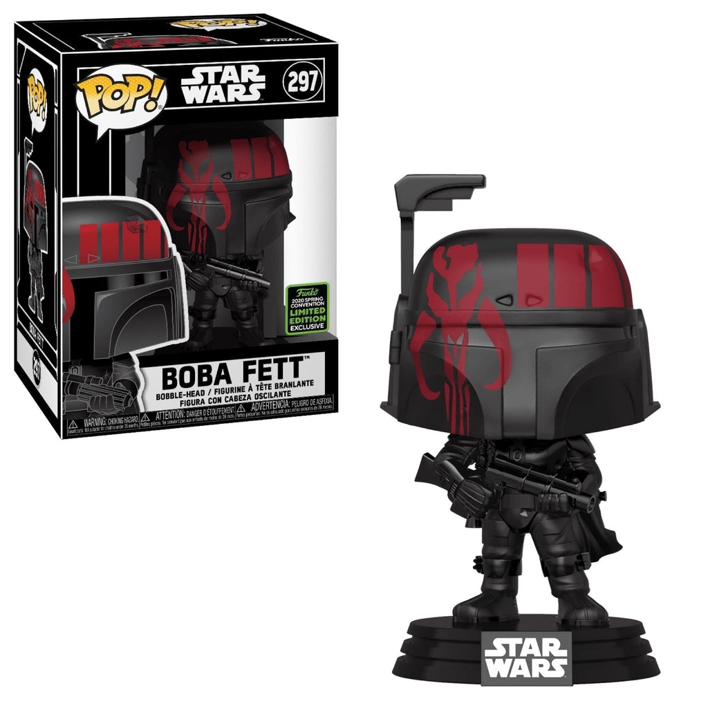 Funko Pop! Star Wars Artists Series Boba Fett (Futura Black) Spring Exclusive #297