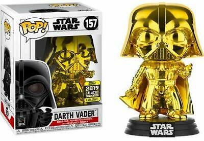 Funko Pop! Star Wars Darth Vader Chrome Galactic Convention Exclusive #157