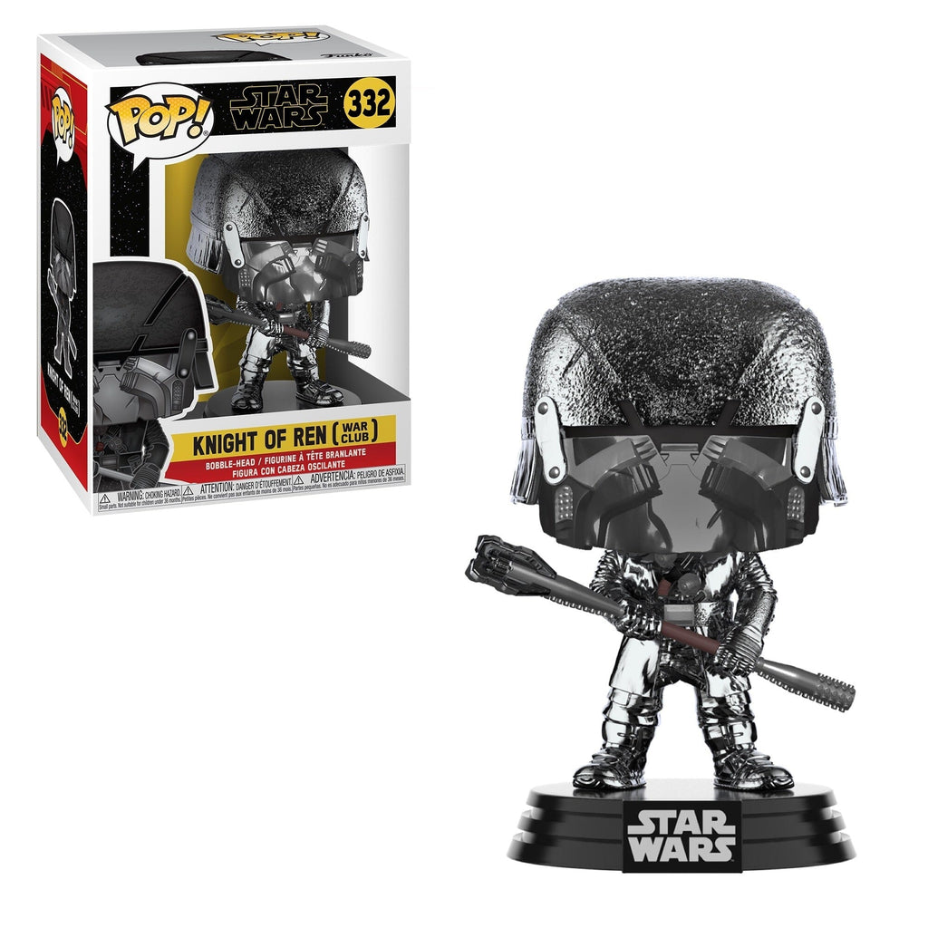 Funko Pop! Star Wars Knight of Ren (War Club)(Hematite Chrome) #332