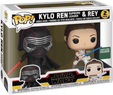 Funko Pop! Star Wars Kylo Ren Supreme Leader and Rey Exclusive 2 Pack