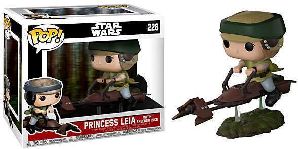 Funko Pop! Star Wars Leia with Speeder Bike #228