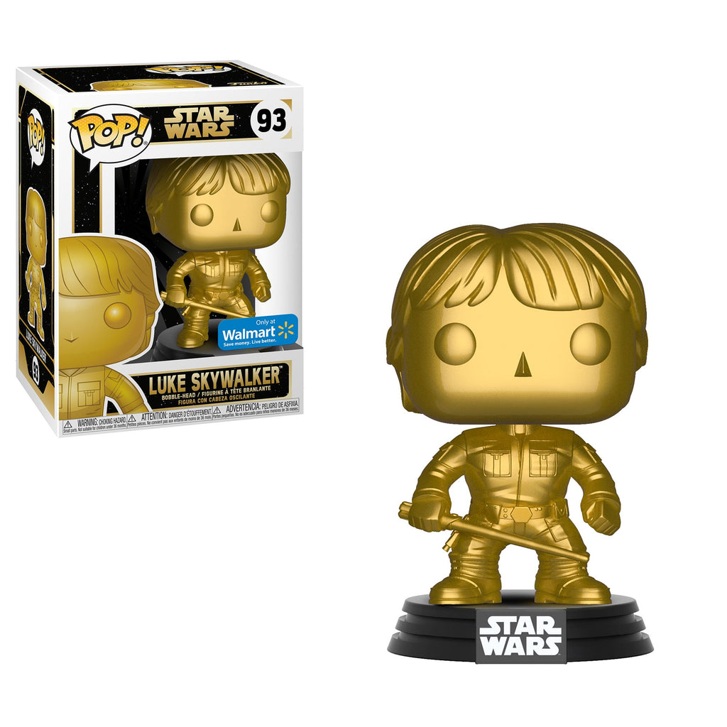 Star Wars Funko Pop! Luke Skywalker #93 Gold Exclusive