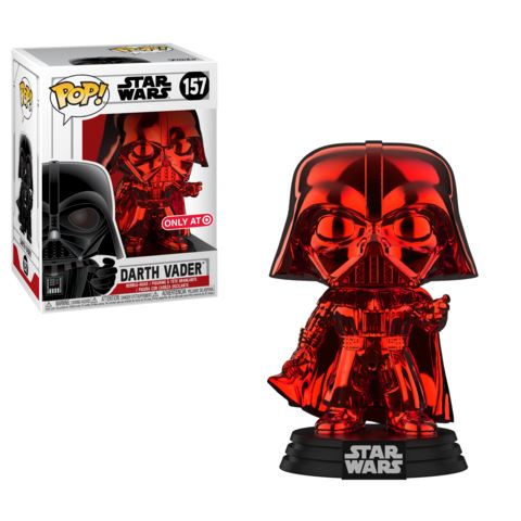 Funko Pop! Star Wars Red Chrome Darth Vader Exclusive #157