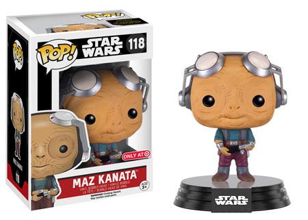 Funko Pop! Star Wars The Force Awakens Maz Kanata (Goggles Up) Exclusive #118