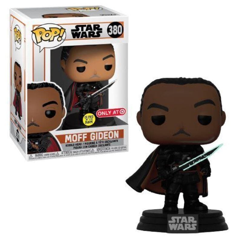 Funko Pop! Star Wars The Mandalorian Moff Gideon w/ Darksaber (Glow) Exclusive  #380