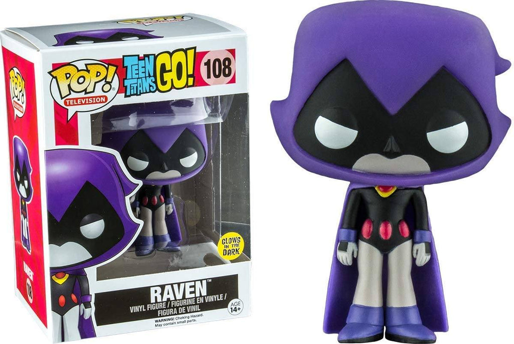 Funko Pop! Teen Titans Go Raven (GITD) Exclusive #108