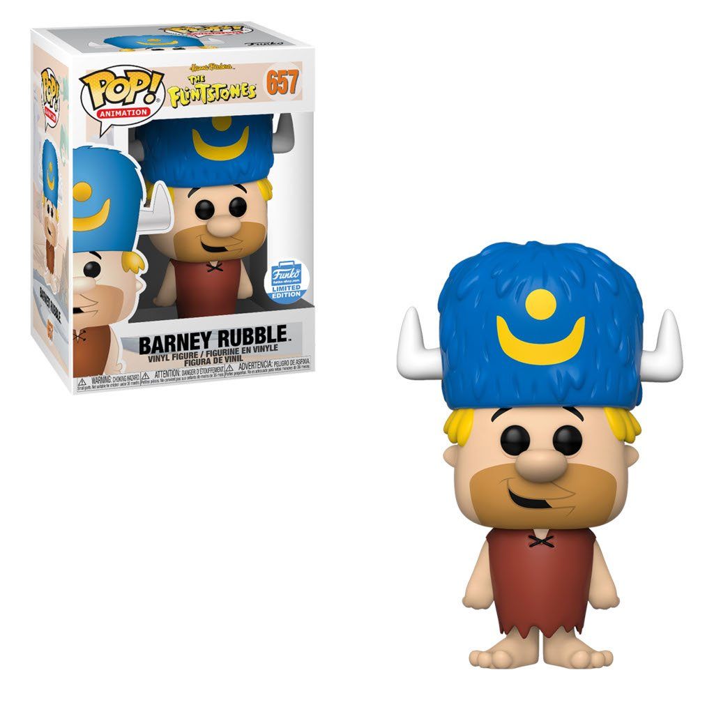 Funko Pop! The Flintstones Barney Rubble (Water Buffalo Hat) Funko Shop Exclusive #657