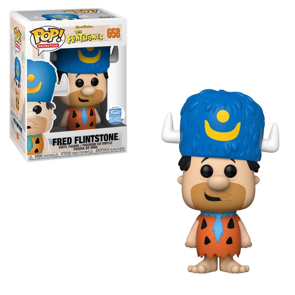 Funko Pop! The Flintstones Fred Flintstone (Water Buffalo Hat) Funko Shop Exclusive #658