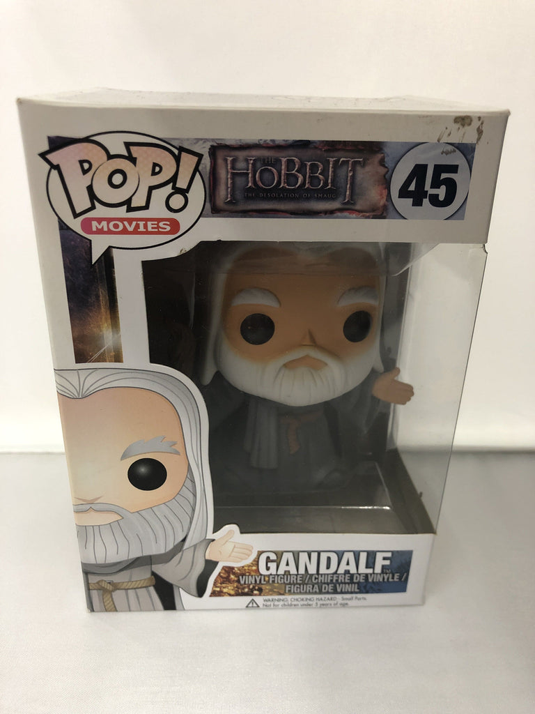 Funko Pop! The Hobbit Gandalf (No Hat) #45 *Damaged Box*