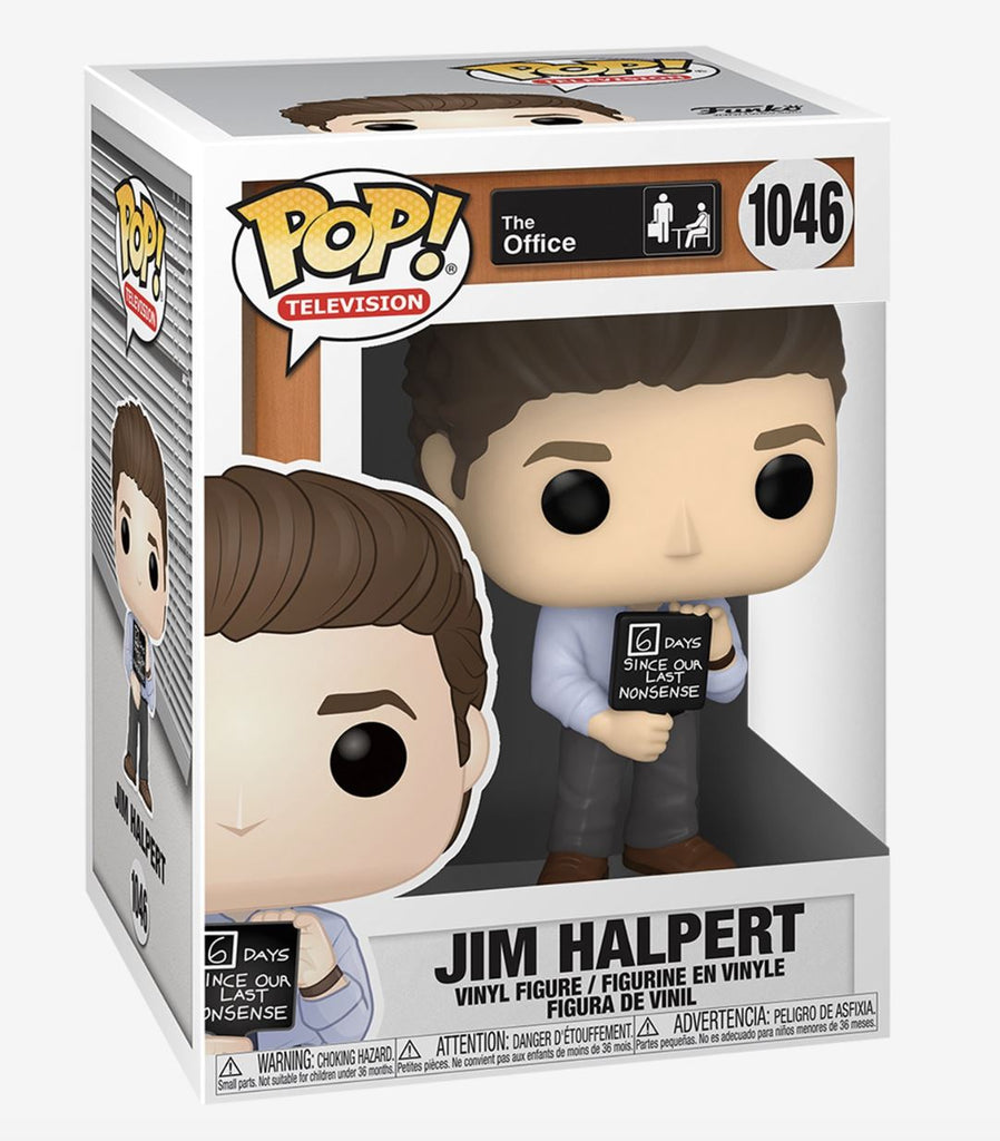 Funko Pop! The Office Jim Halpert with Nonsense Sign #1046