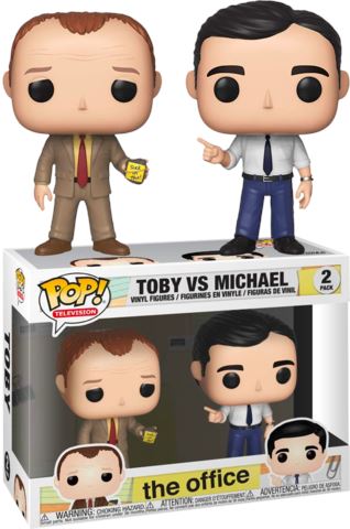 Funko Pop! The Office Toby vs Michael 2 pack 