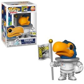 Funko Pop! Toucan Astronaut (White) SDCC (Official Sticker) Exclusive #103