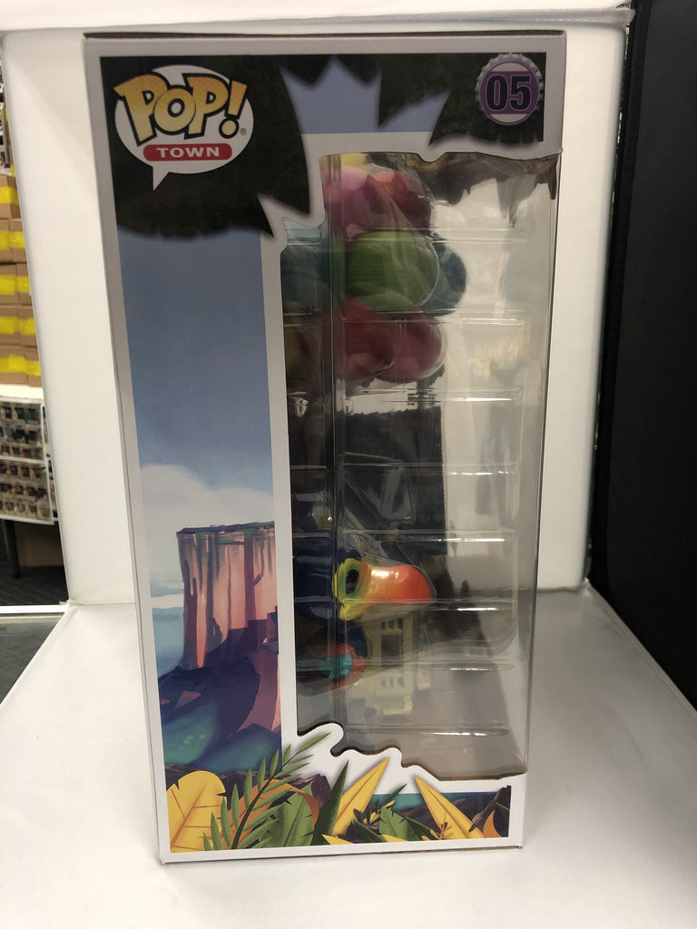 Funko Pop! Town Disney Pixar Kevin with Up House #05 2019 NYCC Official  Sticker