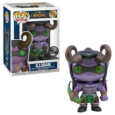 Funko Pop! World of Warcraft Illidan Metallic Exclusive #14