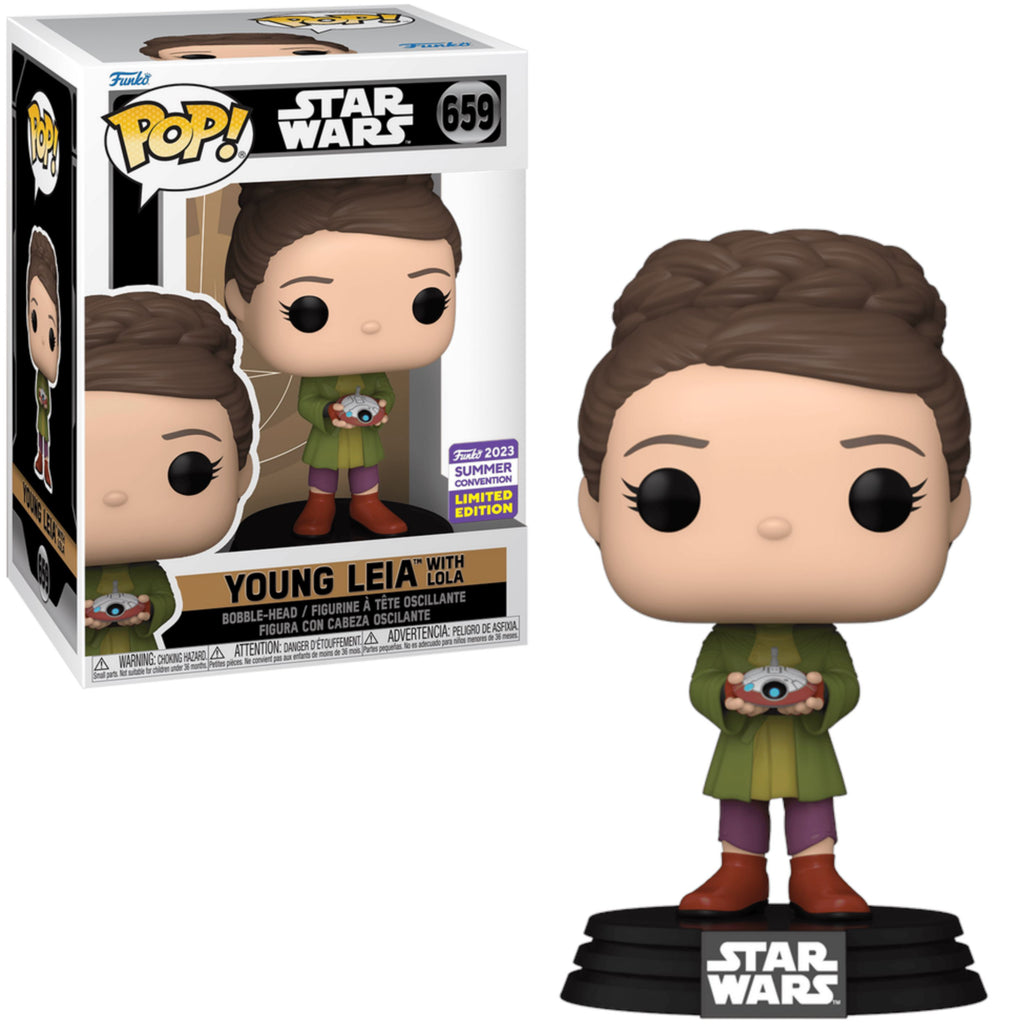 Funko Pop! Young Leia with Lola Summer Convention Exclusive #659