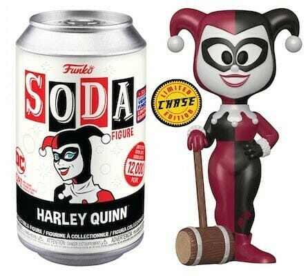 Funko Vinyl Soda DC Harley Quinn (Metallic) Chase (Opened Can)