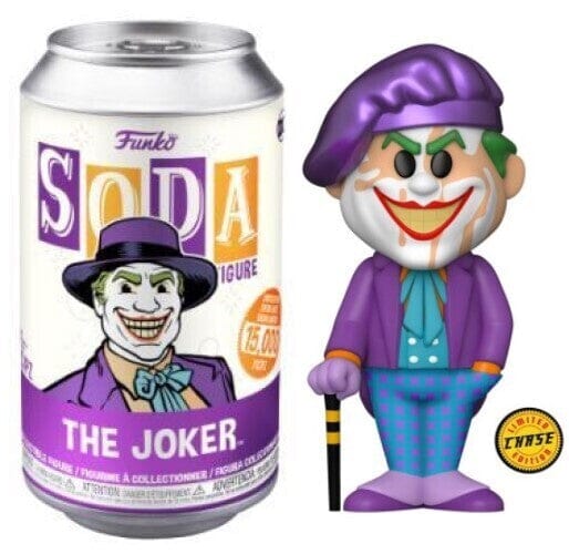 Funko Vinyl Soda DC The Joker 1989 (Runny Make-Up) Chase (Opened Can)