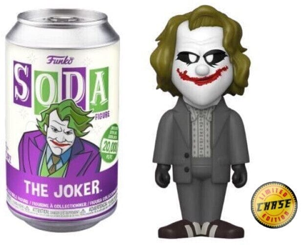 Funko Vinyl Soda DC The Joker The Dark Knight (Bank Robber) Chase (Opened Can)