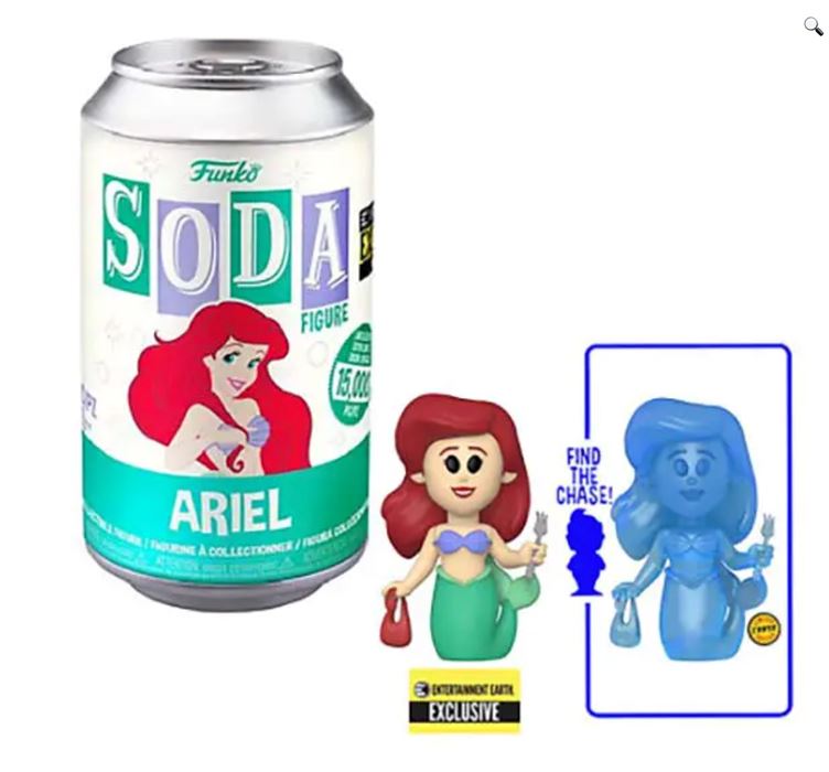 Funko Vinyl Soda Disney The Little Mermaid Ariel with Possible Chase Exclusive