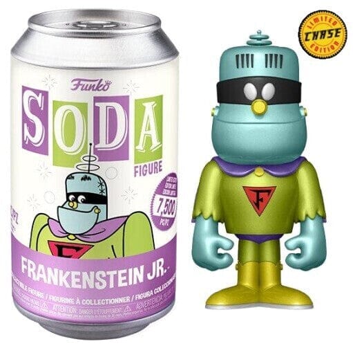 Funko Vinyl Soda Frankenstein Jr. (Metallic) Chase (Opened Can)