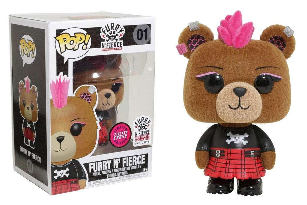 Furry N' Fierce Flocked Chase Exclusive Funko Pop! #01