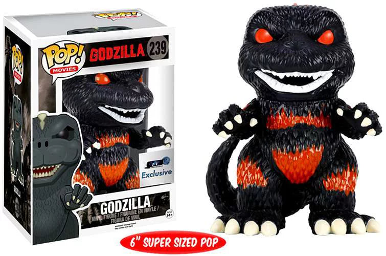 Godzilla (Burning) Exclusive 6 Inch Funko Pop! #239 Funko 