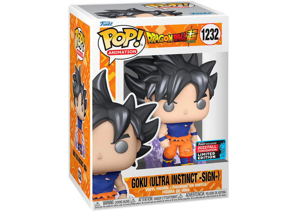 Goku (Ultra Instinct -Sign-) Dragon Ball Super Fall Convention Exclusive Funko Pop #1232