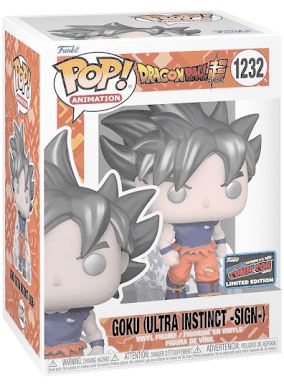 Goku (Ultra Instinct -Sign-) Dragon Ball Super NYCC Official Sticker Exclusive Funko Pop #1232 Funko 