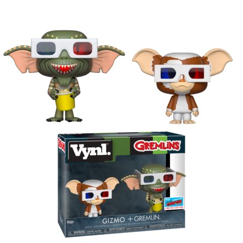 Gremlins Gizmo & Gremlin with 3D Glasses NYCC Official Exclusive Funko Vynl