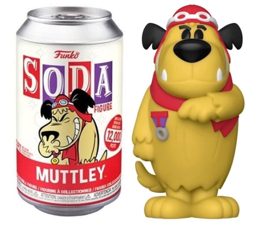 Hanna Barbera Muttley (Wacky Races) Funko Vinyl Soda (Opened Can)