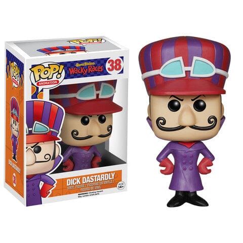 Hanna Barbera Wacky Races Dick Dastardly Funko Pop! #38