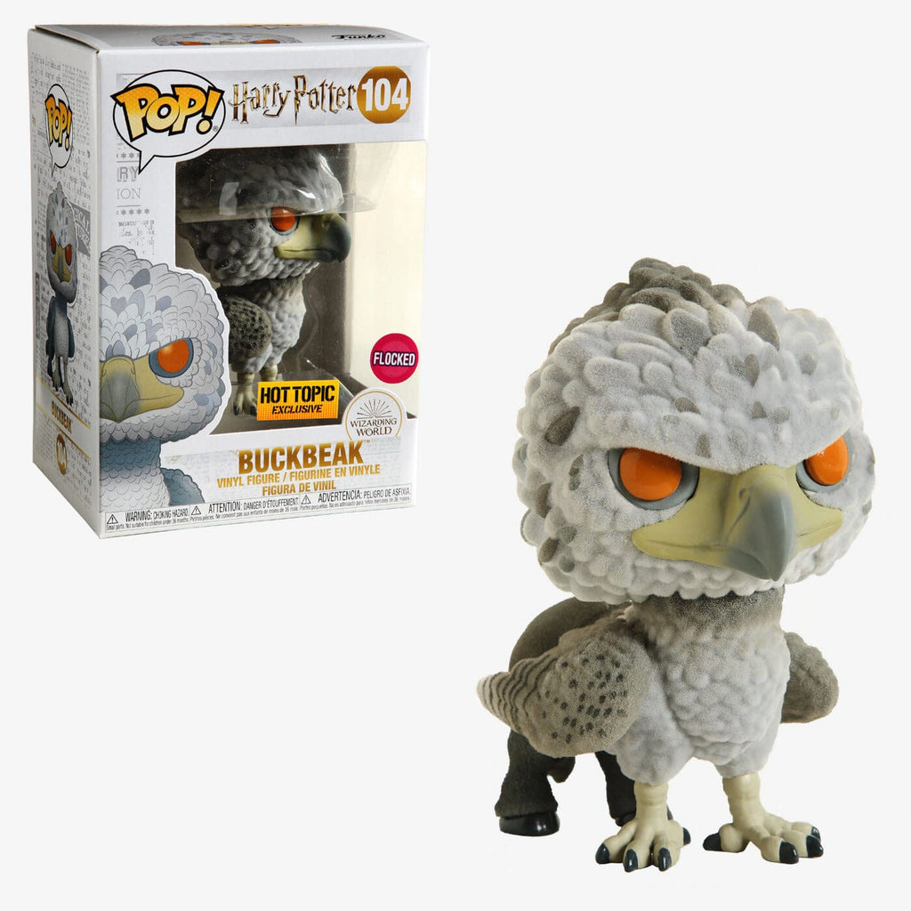 Harry Potter BuckBeak Flocked Red Eyes Exclusive Funko Pop! #104