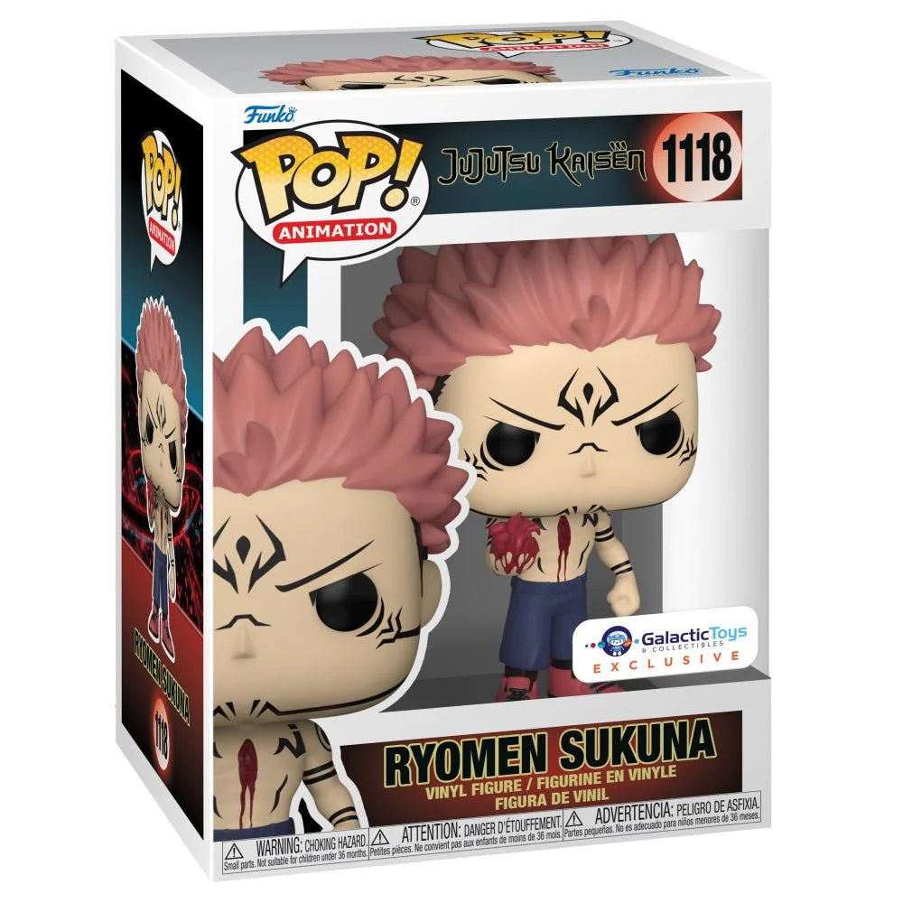 Jujutsu Kaisen Ryomen Sukuna (w/ Heart)) Exclusive Funko Pop! #1118