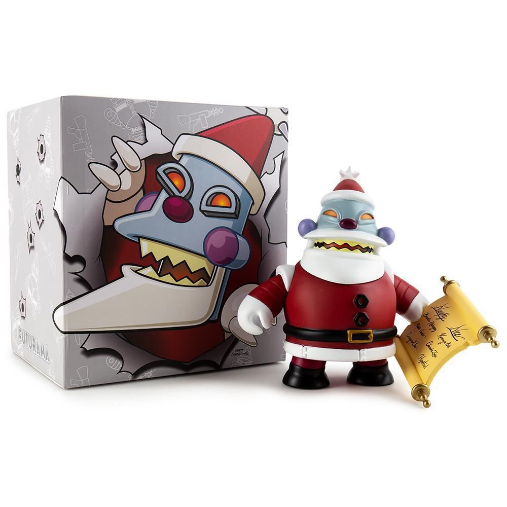 Kidrobot Futurama Robot Santa Claus Nice Exclusive Art Vinyl Figure