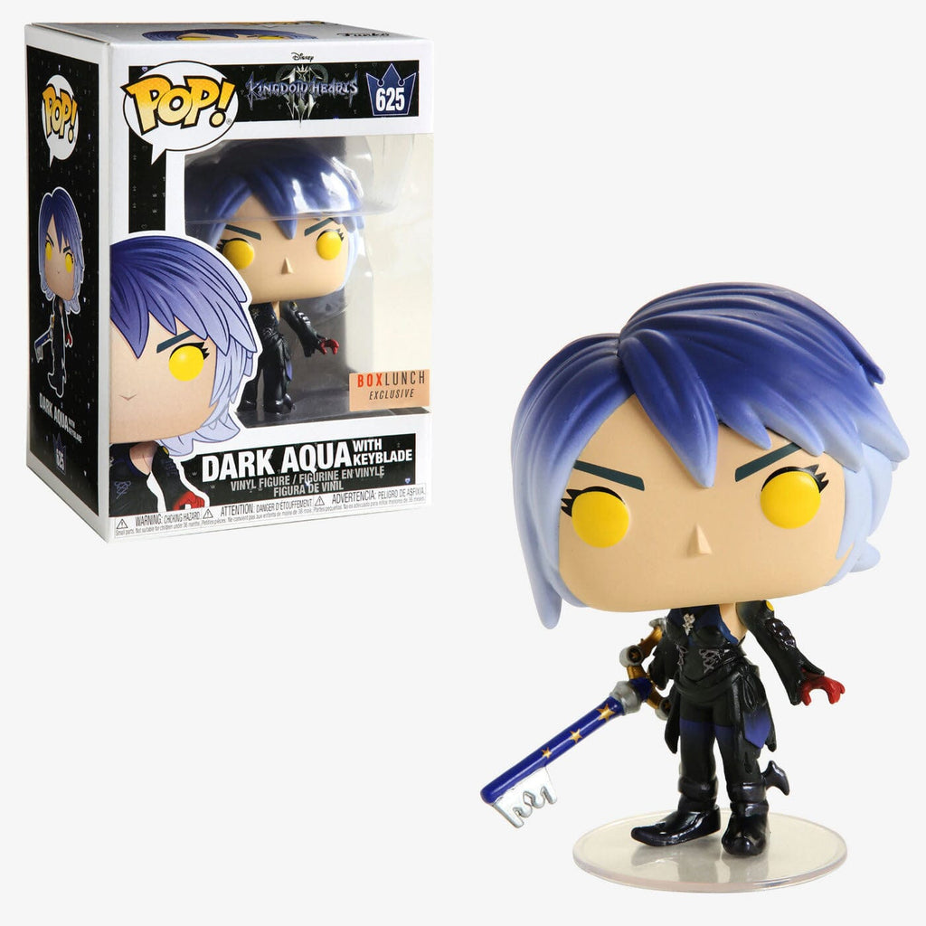 Kingdom Hearts III Dark Aqua with Keyblade Exclusive Funko Pop! #625