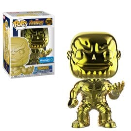 Marvel Avengers Infinity War Thanos Yellow Chrome Exclusive Funko Pop! 289