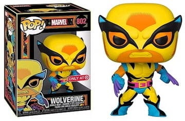 Marvel (Black Light) Wolverine Exclusive Funko Pop! #802