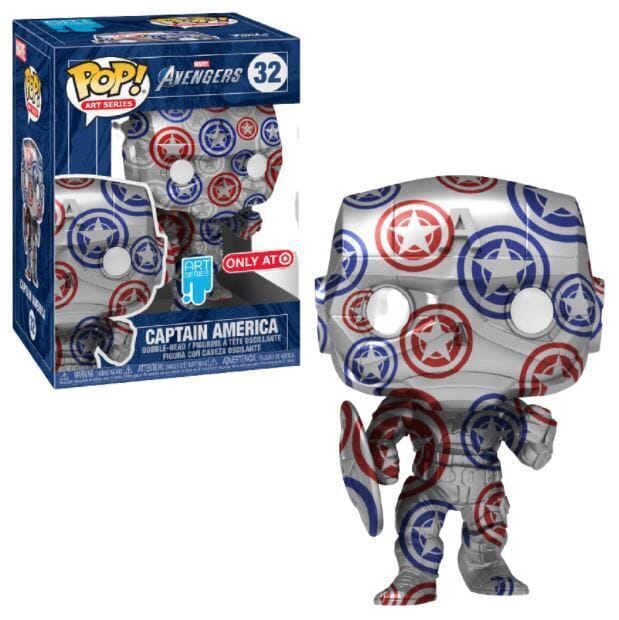 Marvel Captain America Art Series Exclusive Funko Pop! #32