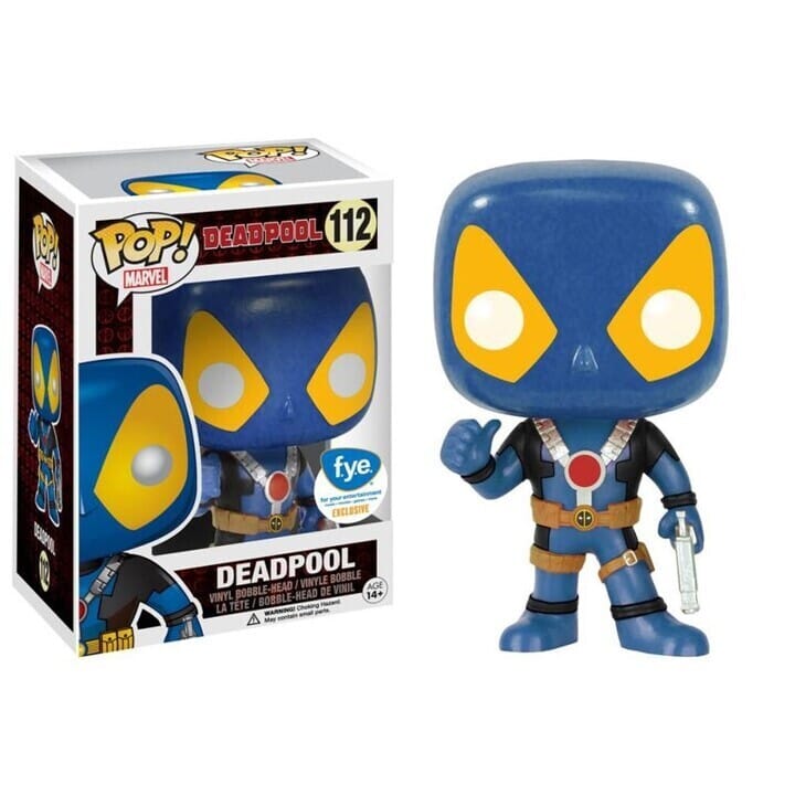 Marvel Deadpool (Movie) (Thumbs Up) (Blue/Yellow) Funko Pop! Exclusive #112