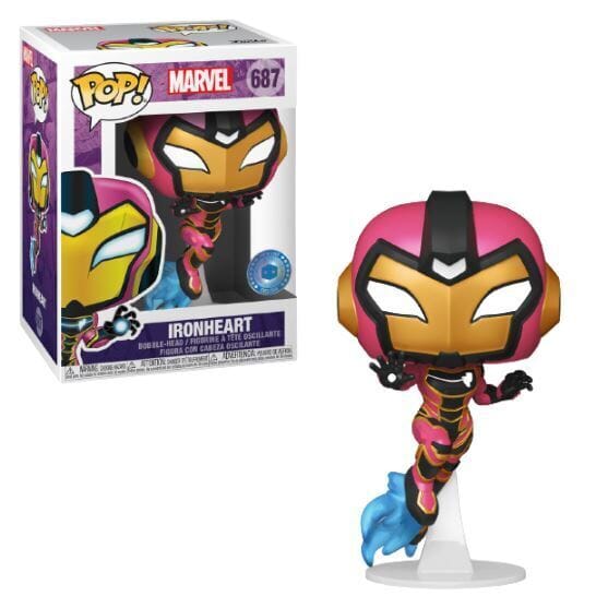 Marvel Ironheart Pop In A Box Exclusive Funko Pop! #687