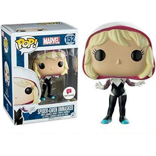 Marvel Spider-Gwen Unmasked Exclusive Funko Pop! #152