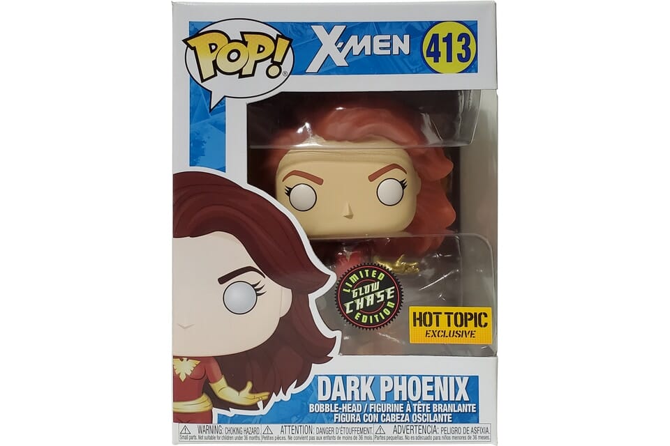 Marvel X Men Dark Phoenix Glow Exclusive Funko Pop! #413