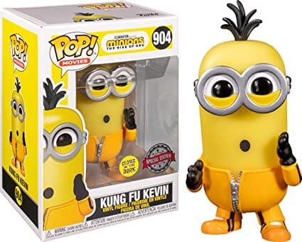 Minions The Rise of Gru Kung Fu Kevin (Glow) Exclusive (Special Edition) Funko Pop! #904