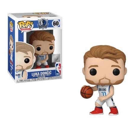 NBA Dallas Mavericks Luka Doncic (White Jersey) Funko Pop! #60